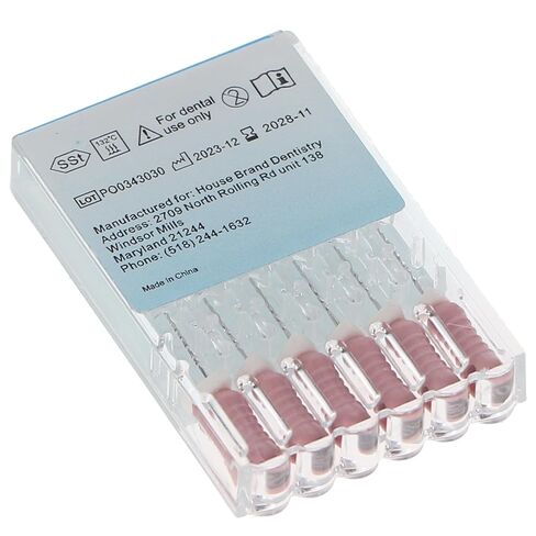 400500 HSB Endodontic Reamers 21mm #06 Stainless Steel 6/Pk in Saudi Arabia