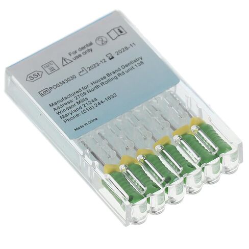 400520 HSB Endodontic Reamers 25mm #35 Stainless Steel 6/Pk in Saudi Arabia