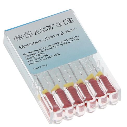 400518 HSB Endodontic Reamers 25mm #25 Stainless Steel 6/Pk in Saudi Arabia