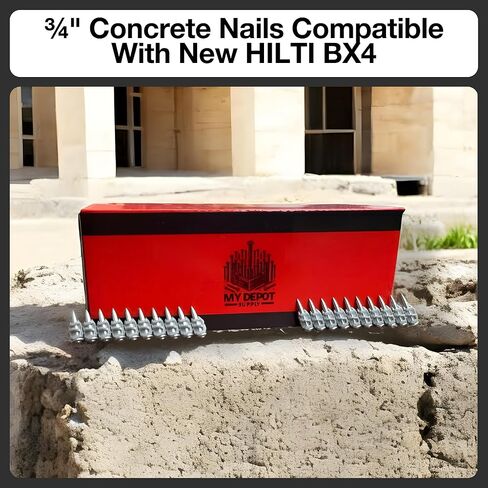 BX4 ½″’ Steel Nails for Hilti BX4-1,000 X-S 14 B4 MX Steel Nails in Saudi Arabia