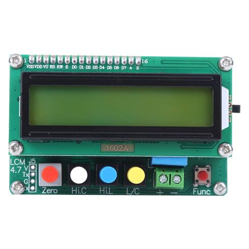 مقياس سعة الحث الرقمي LCD LC100-A عالي الدقة مع سلك طاقة بمشبك اختبار لتصنيع الميكروويف وقياس تحويل محول إمداد الطاقة in Saudi Arabia