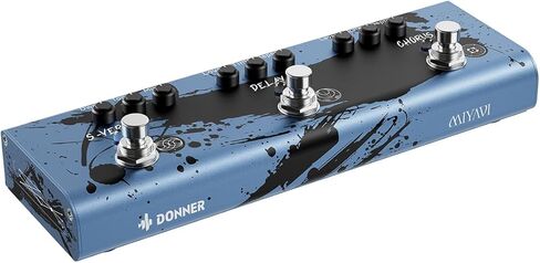 Donner X MIYAVI Multi Effects Guitar Pedal Dimension Weaver Triple Pedal 3-in-1 Guitar Pedal Chorus Delay Reverb for Electric Guitar in Saudi Arabia