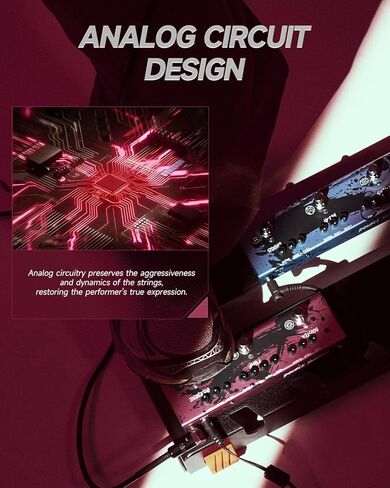 Donner X MIYAVI Multi Effects Guitar Pedal Rage Breaker Triple Pedal 3-in-1 Analog Guitar Pedal Overdrive Fuzz Boost for Electric Guitar in Saudi Arabia