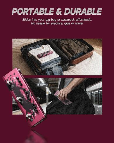 Donner X MIYAVI Multi Effects Guitar Pedal Rage Breaker Triple Pedal 3-in-1 Analog Guitar Pedal Overdrive Fuzz Boost for Electric Guitar in Saudi Arabia