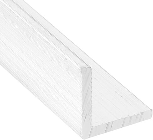 MECCANIXITY Aluminum Angle, 0.59"x0.59"x14" Long 0.08" Wall Thick 6063 Aluminum Bars T5 Temper Mill Stock for Building Construction, Furniture, Shelves, Brackets, DIY, Industrial 1pcs in Saudi Arabia