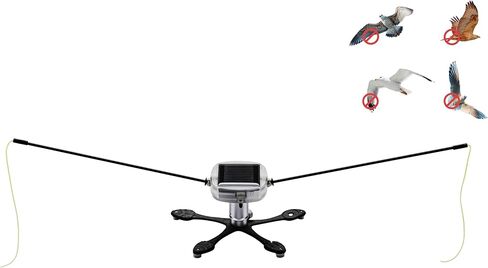 a Solar-Powered Device to Protect Your boat's Deck or Balcony by Spinning a Rotor to Scare Off Seagulls, Pigeons and Other Birds. in Saudi Arabia