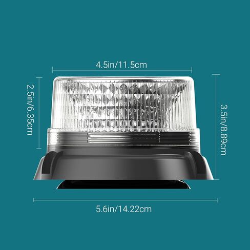LED Anchor Light for Boat Yacht, Solar Navigation Lamp, Marina Dock Barge Safety Beacon Lights, Strobe Warning Light, Magnetic & Suction Mount, Auto On/Off, for Boats Factory Dock, White in Saudi Arabia