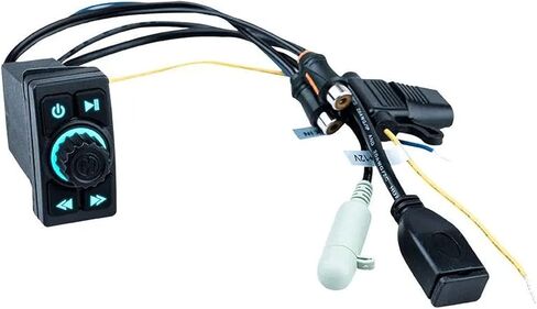 وحدة تحكم BT بحجم Rocket Switch من Memphis Audio SBT2 مع مدخل مساعد وUSB in Saudi Arabia