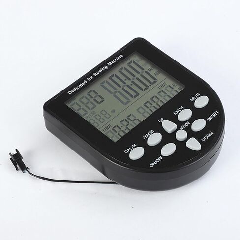 Colaxi Water Resistance Rowing Machine Counter Monitor Timer Meter for Time Distance Display Fitness Bike Treadmills Fan Bikes in Kuwait