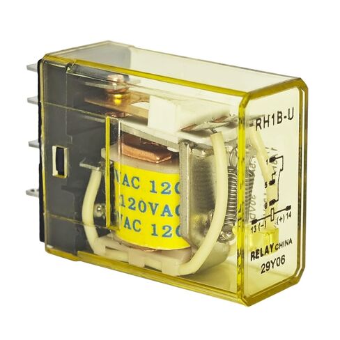 RH1B-UAC120V SPDT Relay 120VAC Coil 10A Rating (2-Pack) - Socket Mount Industrial Control Relay in Kuwait