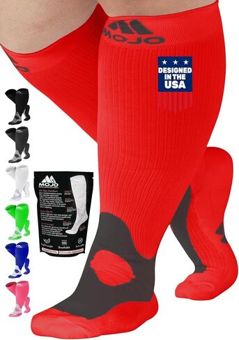 Mojo Unisex Medical Compression Socks 20-30mmHg – Knee High for Pain & Swelling, A601 in Kuwait