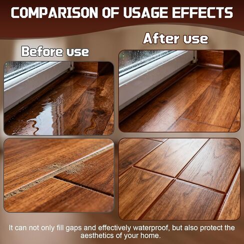 Brown Caulk, Brown Silicone Caulk, Browns Caulking with Nozzle and Scraper Strong Adhesion Flexibility Indoor Waterproof Widely Applicable for Doors Windows Kitchens Bathrooms, 3.33 oz in Kuwait