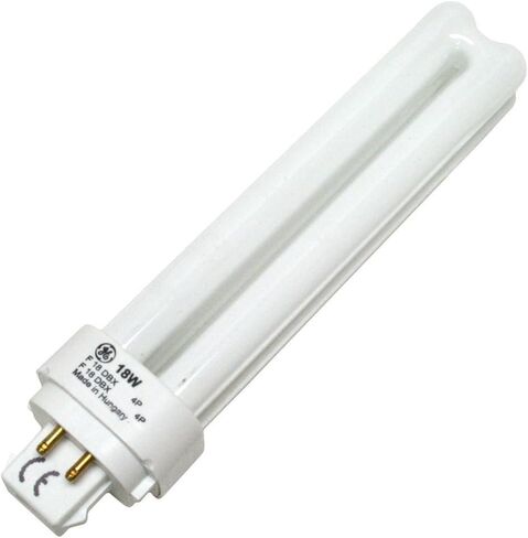 (25 Pack) GE 97598 F18DBX/827/ECO4P 18-Watt 2700K 4-Pin Double Biax Compact Fluorescent Lamp25 in Saudi Arabia