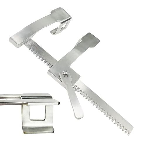 FINOCHIETTO Rib Spreader Retractor Veterinary Medical Grade German Stainless Steel CE Length 12" Blade 2.5" X 2.5" in Kuwait