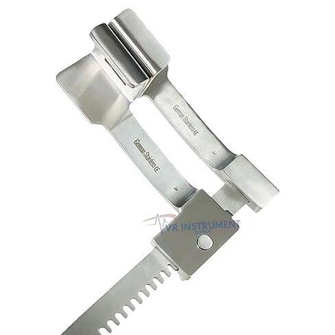 FINOCHIETTO Rib Spreader Retractor Veterinary Medical Grade German Stainless Steel CE Length 12" Blade 2.5" X 2.5" in Kuwait