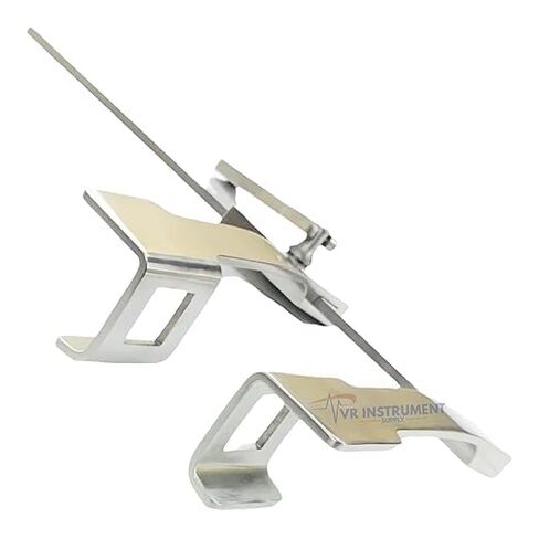 FINOCHIETTO Rib Spreader Retractor Veterinary Medical Grade German Stainless Steel CE Length 12" Blade 2.5" X 2.5" in Kuwait