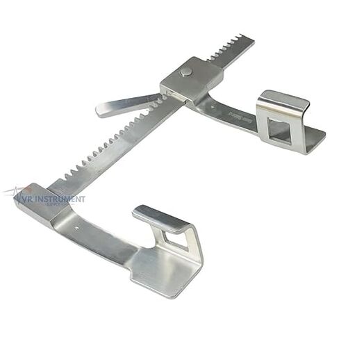 FINOCHIETTO Rib Spreader Retractor Veterinary Medical Grade German Stainless Steel CE Length 12" Blade 2.5" X 2.5" in Kuwait
