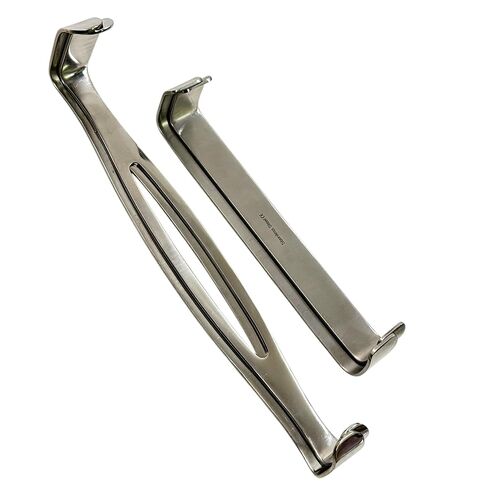 8.5" US Army Fenestrated Design & 6" Farabeuf - Pack of 4 Double-Ended - Dual-Action Retractor Spreaders - Stainless Steel in Kuwait