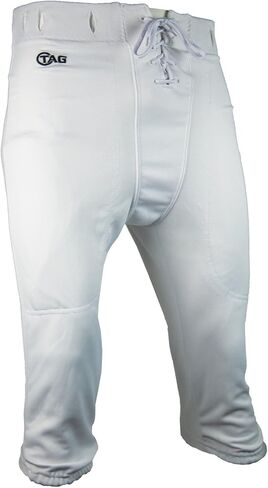 TAG Youth Slotted Football Pant - 5-Piece Back - Slotted Elastic Waistband - Full Duke Crotch - Great for Football Practice in Saudi Arabia