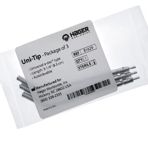 Hager B1629 Universal Air/Water Syring Unitios A-Dec Type 3.75" 3/Pk in Kuwait