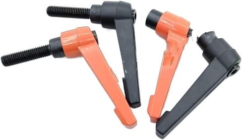 XLJP 1PC* Orange Clamping Handles M4 M5 M6 M8 M10 M12 M16 Adjustable Handle Lever Fmale Thread Metal Knob Nut Machinery Tools (Color : Orange, Size : M6) in Saudi Arabia