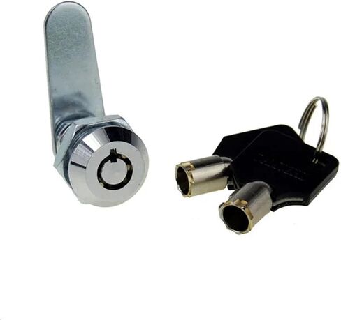 درج أنبوبي قفل كامة مرتبط مختلف لباب صندوق البريد خزانة صندوق الأدوات مع 2 مفاتيح الأثاث الأجهزة 20 مللي متر HT274 1 قطعة in Kuwait