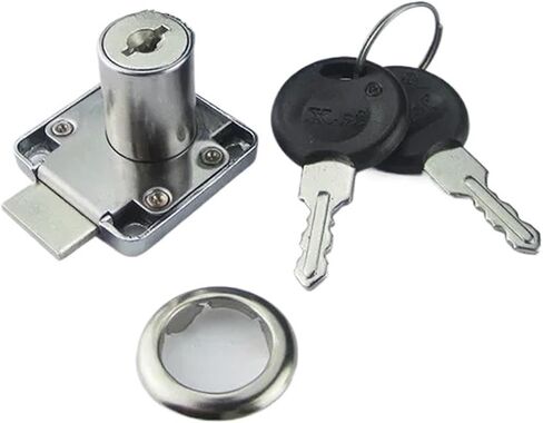 136 138-22mm Lock Core Desk Drawer Wardrobe Cabinet Iron Cam Locks Furniture Hardware 1Pcs(O) in Kuwait