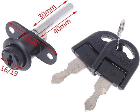 1Pcs 16mm Zinc Alloy Cam Lock Door Cabinet Cupboard Pedestal Locker 2 Keys(7) in Kuwait