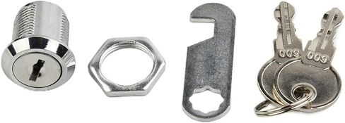 Reliable Metal Cam Lock 20mm/30mm Diameter Ideal for Tool Cabinets Drawers Mailboxes 2 Keys 1Pcs(30mm) in Kuwait