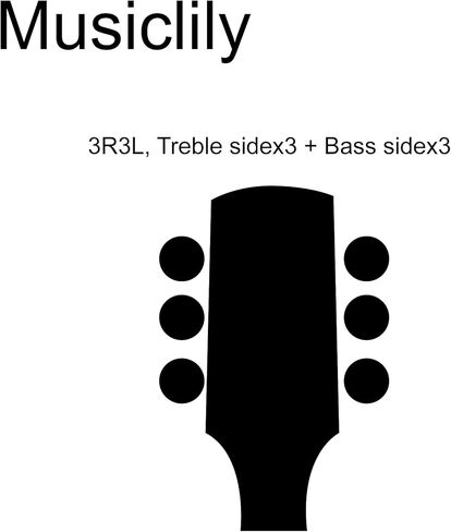 Musiclily Pro R18T 3R3L 18:1 Ratio Semi Closed Vintage Hybrid Style Locking Machine Heads Tuners Tuning Pegs Keys with Keystone Button for Acoustic Electric Guitar, Nickel in Saudi Arabia