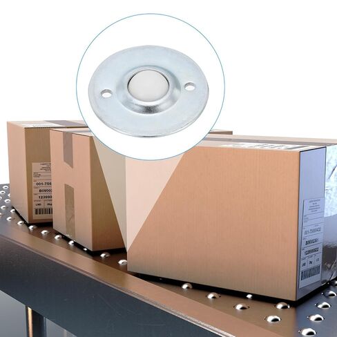 PATIKIL 5/8" Roller Ball Transfer Bearing, 6 Pcs Round Ball Transfer Unit Nylon, Carbon Steel Casters for Conveyor Roller Stand Transmission Furniture in Saudi Arabia