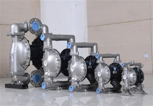 مضخة تروس هيدروليكية تعمل بالهواء، نقل سائل غشائي من الفولاذ المقاوم للصدأ PTFE in Kuwait