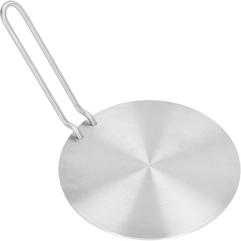GLOGLOW Nan Heat Diffuser Induction Hob Pot, Stainless Steel Cooker Adapter Plate for Electric Stoves and Single Burner Use Home Appliance Components in Saudi Arabia