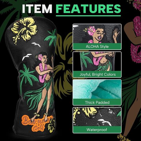 Club Covers, Funny Driver Headcover, 3 5 Fairway Wood Cover, Hybrid Headcovers, Golf Accessories Gifts Club Protective Case for Men Golfer in Saudi Arabia