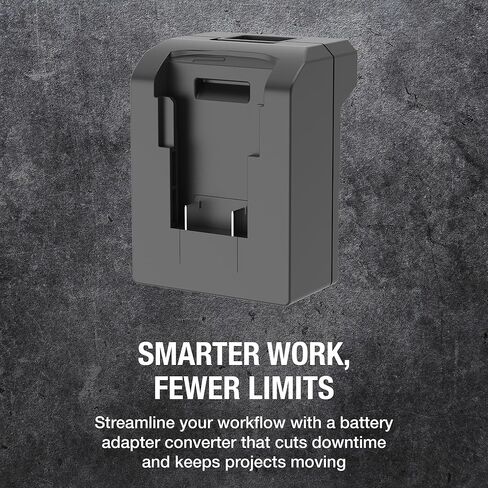 NAVAC NABA1 18V Battery Adapter Compatible with DeWalt - Fits NP2D, NP4D, NP6D Series Tools - Durable Cross-Platform Power Solution for HVAC Technicians, Contractors, and Field Pros in Saudi Arabia