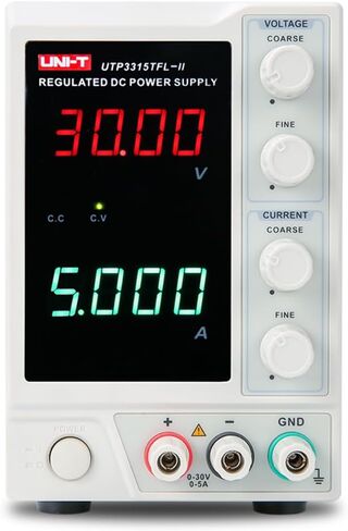 UNI-T UTP3315TFL-II 1Ch Linear DC Power Supply 150W 30V 5A 10mV/1mA LED Voltage Current Dual 110V/220V±5% AC Frequency 50Hz/60Hz Display in Saudi Arabia
