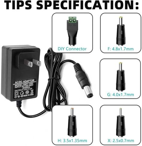 12V 2A AC DC Power Adapter for Celestron 18778 Telescope, Compatible with NexStar 4SE 5SE 6SE 8SE 130SLT 127SLT, LCM 114LCM 90LCM, CPC 800 1100 HD Telescope Charger Cord 6ft in Kuwait
