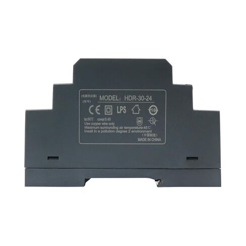 HDR-30-24 24V 1.5A 36W Ultra-Slim DIN Rail Power Supply Step-Shape for Industrial Automation (36W, 24V 1.5A) in Saudi Arabia