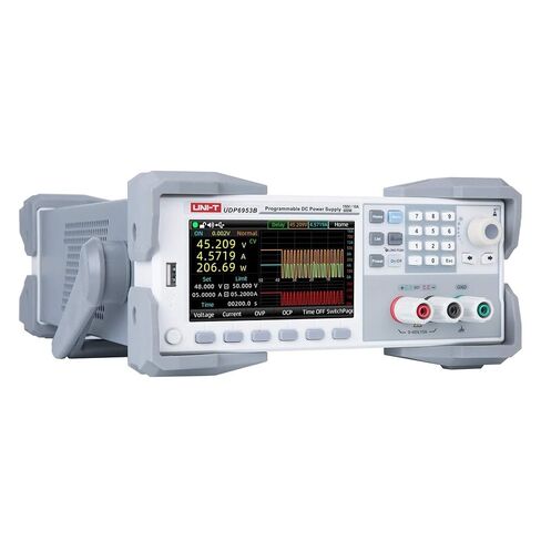 UNI-T UDP6953B 1Ch 600W سلسلة الأداء القابلة للبرمجة DC مزود الطاقة 150V / 10A 1mV / 0.1mA 4.5 أرقام الفولتميتر 4.3 "TFT True Color LCD OVP OCP LAN USB RS232 RS485 in Saudi Arabia