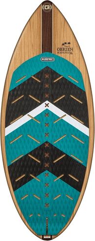 لوح O'Brien Havana Wakesurf - لوح عالي الأداء على طراز المقشود مع قاعدة مغطاة بمادة TPU - مثالي للخدع والأوليات والشوفيتس - خفيف الوزن ومتين وممتع in Saudi Arabia