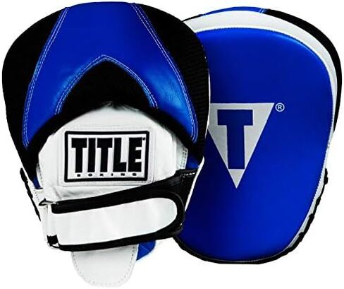 TITLE Boxing Flurry Pro Punch Mitts, Blue/Black - Boxing Pads, Muay Thai Pads, Punching Mitts, Focus Mitts, Boxing Equipment, Punching Pads, MMA Equipment, Kickboxing in Saudi Arabia