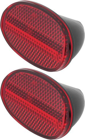 ECSiNG 2Pcs Bike Oval Rear Fenders Reflector 62x43mm Compatible with Most Bicycles with Fenders in Saudi Arabia