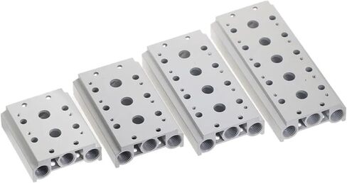 4v210-08 4V230 4v220 1/4 بوصة صمام العادم المشعب 200M-2F/3F/4F/5F/6F/7F/8F قاعدة هوائية صمام الملف اللولبي لوحة (5F) in Kuwait