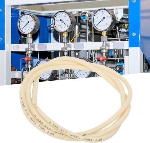 AUNMAS 1m BPT Silicone Tube, 6.4mm ID x 9.6mm OD High Temperature Proof Flexible Peristaltic Pump Hose for DIY Peristaltic Pump Transfer in Saudi Arabia