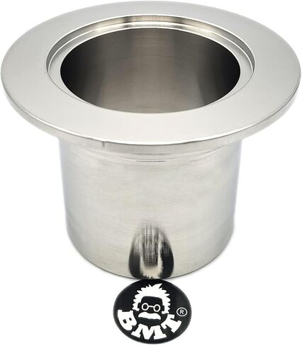 bmoitontech ISO-KF KF50 NW50 flange to 2" OD PVC hose adapter for DIY PVC vacuum bellow hose (Pack of 1) in Saudi Arabia