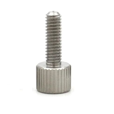 1/2/5/10pcs M2 .5 M3 M4 M5 M6 M8 304 Stainless Steel Knurled Head Thumb Screw Bolt Machinery Tool Round Adjustment Hand(35mm,M8 (1pc)) in Saudi Arabia