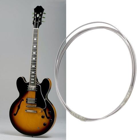 1 Roll Silver Electric Guitar Fret Wire Guitar Fretboard Length 2.5 Meters 1.6-2.9mm for Guitar Fingerboard Replacements in Kuwait