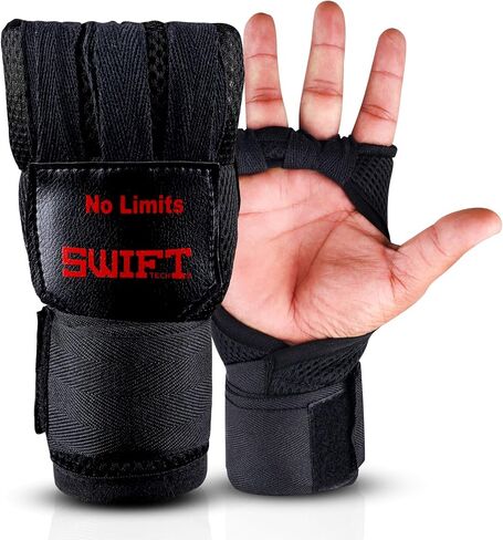 قفازات داخلية من SwiftTechSports Pro Gel للرجال والنساء - أشرطة معصم 100 سم مع حماية مبطنة للقبضة. الملاكمة التايلاندية، الفنون القتالية المختلطة، الكيك بوكسينغ، الملاكمة، وجميع الرياضات القتالية in Saudi Arabia
