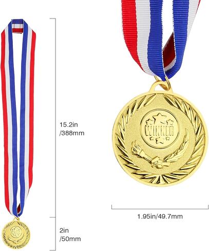 Gold Medals for Awards,1st Winner Medals for Sports, Competitions, Party, Olympic Style, 2 Inches in Saudi Arabia