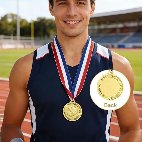 Gold Medals for Awards,1st Winner Medals for Sports, Competitions, Party, Olympic Style, 2 Inches in Saudi Arabia